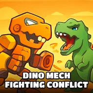 Dino Mech Fighting Conflict - Steel Fighting game