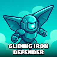 Gliding Iron Defender - Scrap Arena game